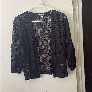 Maurices Black Lace Jacket
